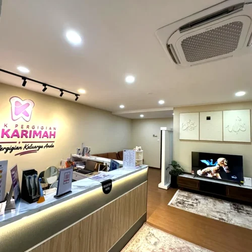 klinik gigi dr karimah hulu langat - reception counter